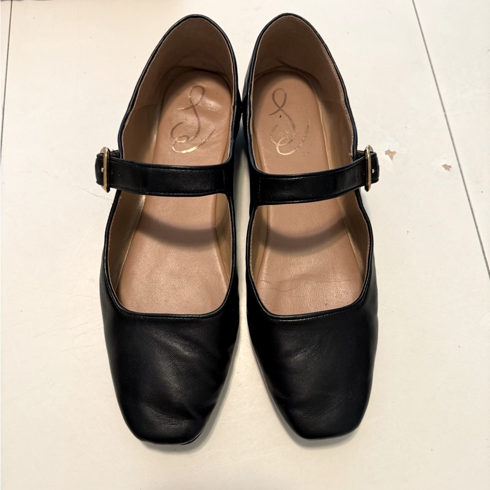 Sam Edelman women's Michaela Mary Jane flat, Black, size 9
